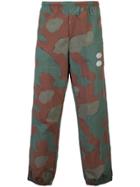 Off-white Camouflage Print Track Pants - Green