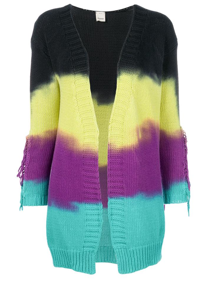 Pinko Dye Striped Cardigan - Multicolour