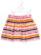 Il Gufo - Striped Skirt - Kids - Cotton/spandex/elastane - 8 Yrs, Pink/purple