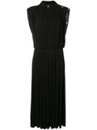 Givenchy Stud Trim Midi Dress - Black