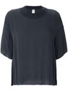 Kristensen Du Nord Cashmere Trim T-shirt - Grey
