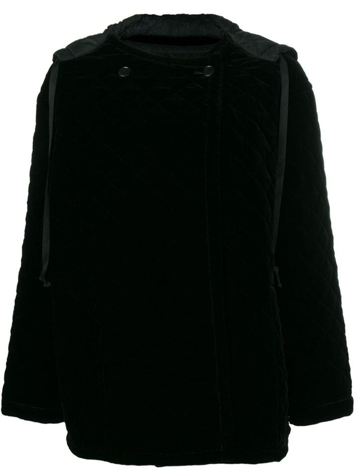 Ports 1961 Quilted Oversized Jacket - Black