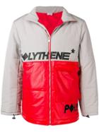 Polythene* Optics Contrast Panel Padded Jacket - Red