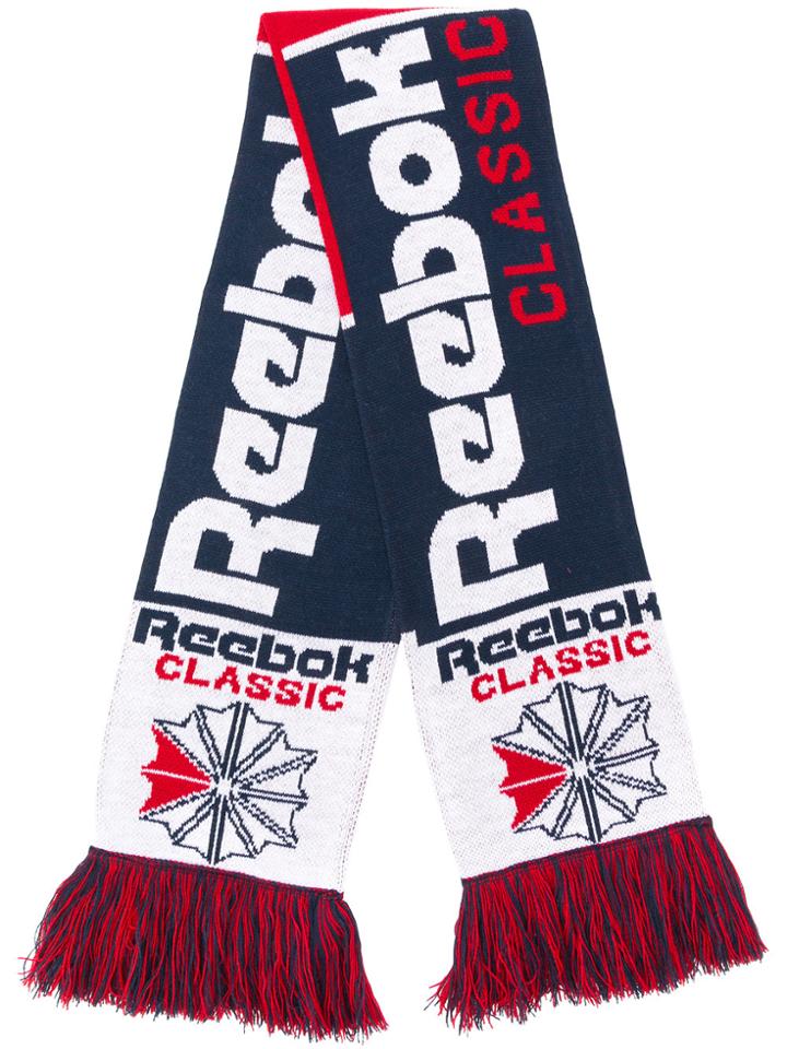 Reebok Logo Knitted Scarf - Blue
