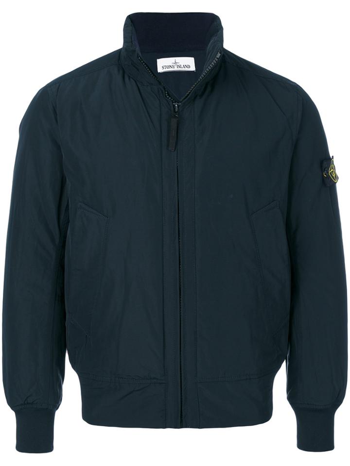 Stone Island Zipped Jacket - Blue
