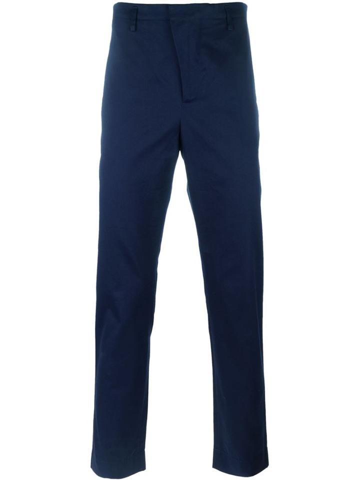 Golden Goose Deluxe Brand Straight Leg Trousers, Men's, Size: Xs, Blue, Cotton