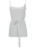 Kacey Devlin Asymmetric Cami Wrap - Grey