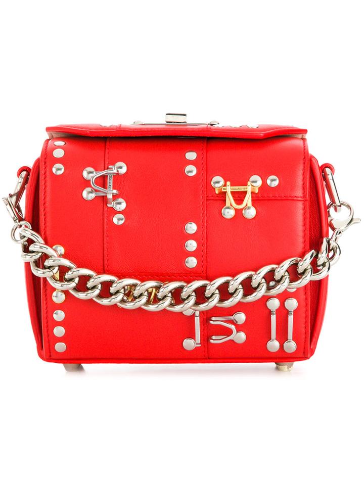 Alexander Mcqueen 19 Box Bag - Red