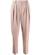 Styland Tailored Cropped Trousers - Pink