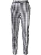 P.a.r.o.s.h. Gingham Tailored Trousers - Blue
