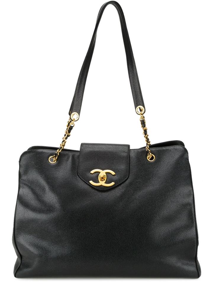 Chanel Vintage 'supermodel' Tote - Black