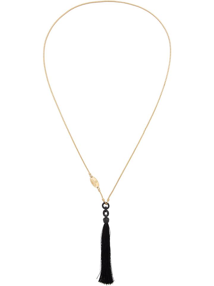 Vivienne Westwood Electra Tassel Necklace - Metallic