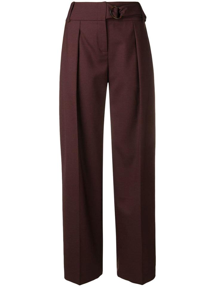 Victoria Victoria Beckham Side Tie Trouser - Brown