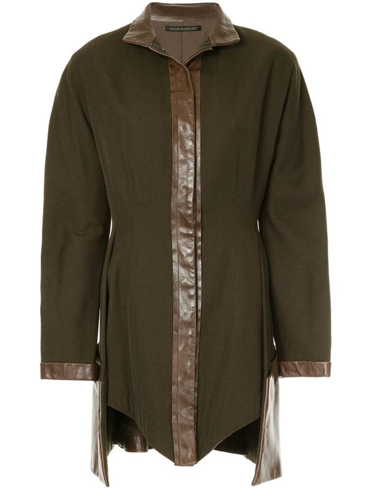 Yohji Yamamoto Pre-owned Stand-collar Asymmetric Jacket - Green