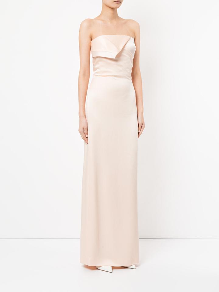 Lanvin Strapless Fitted Gown - Nude & Neutrals