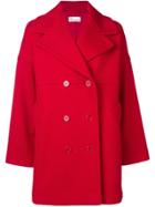 Red Valentino Double Breasted Midi Coat