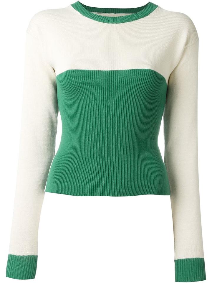 Mm6 Maison Margiela Ribbed Colour Block Jumper