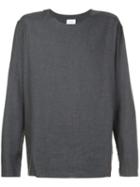 Lemaire Longsleeved T-shirt, Men's, Size: 52, Blue, Cotton/cashmere