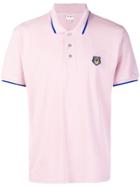 Kenzo Tiger Logo Polo Shirt - Pink & Purple