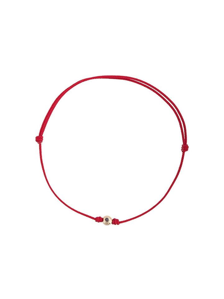 Luis Morais Small Charm Cord Bracelet - Red