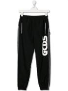 Gcds Kids Logo Trackpants - Black