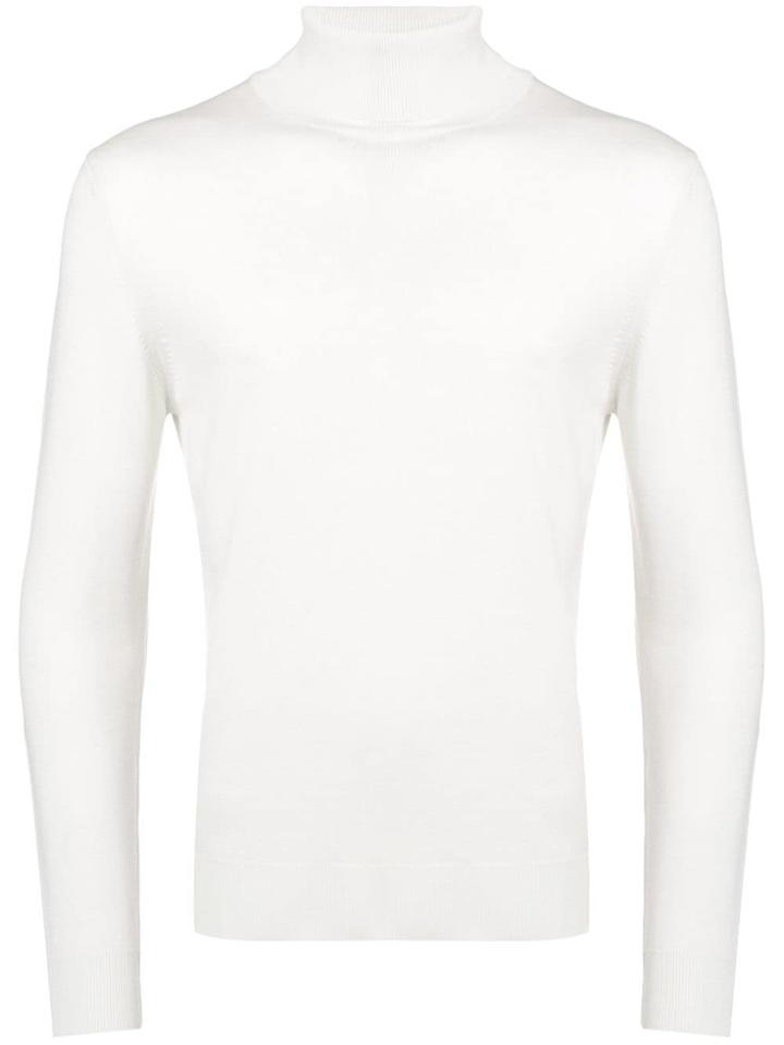 Dell'oglio Rollneck Sweatshirt - White