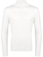 Dell'oglio Rollneck Sweatshirt - White