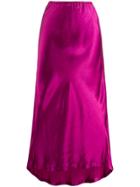 Sies Marjan High Waisted Drape Skirt - Pink