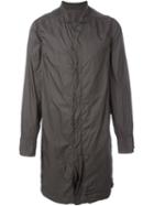 Rick Owens Drkshdw Worker Coat, Men's, Size: Large, Grey, Polyimide