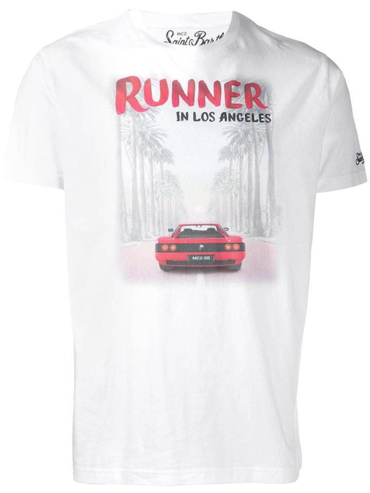 Mc2 Saint Barth Car Runner T-shirt - White