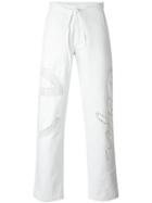 Telfar Embroidered Trousers - White