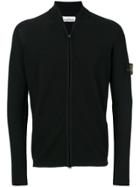 Stone Island Classic Zipped Sweatshirt - Black