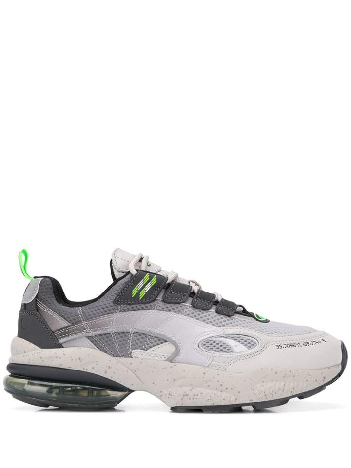 Puma Round Toe Sneakers - Grey