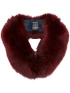 Yves Salomon Four Renard Snood - Red