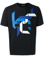 Neil Barrett - Print T-shirt - Men - Cotton - M, Black, Cotton