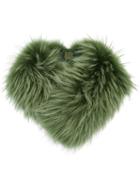 Mr & Mrs Italy - Fur Collar - Women - Polyester/racoon Fur - One Size, Women's, Green, Polyester/racoon Fur