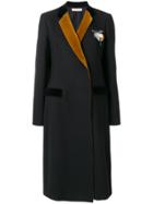 Christopher Kane Contrast Lapel Tailored Coat - Black
