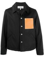 Loewe Contrast Patch Jacket - Black