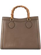 Gucci Vintage Bamboo Line Hand Tote Bag - Brown