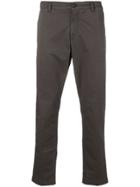 White Sand Straight-leg Trousers - Grey