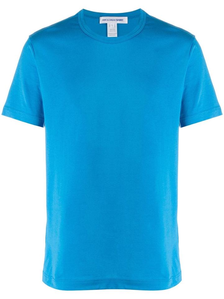 Comme Des Garçons Shirt Plain T-shirt - Blue
