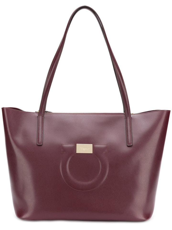 Salvatore Ferragamo City Tote - Red