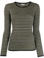 Tommy Hilfiger X Zendaya Glittery Stripe Knitted Top - Black
