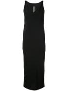 Rick Owens Sleeveless V-neck Dress - Black