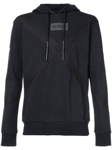 Newams Patch Hoodie - Black