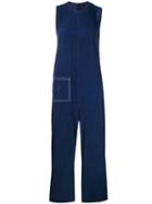 Sara Lanzi Wide Leg Jumpsuit - Blue
