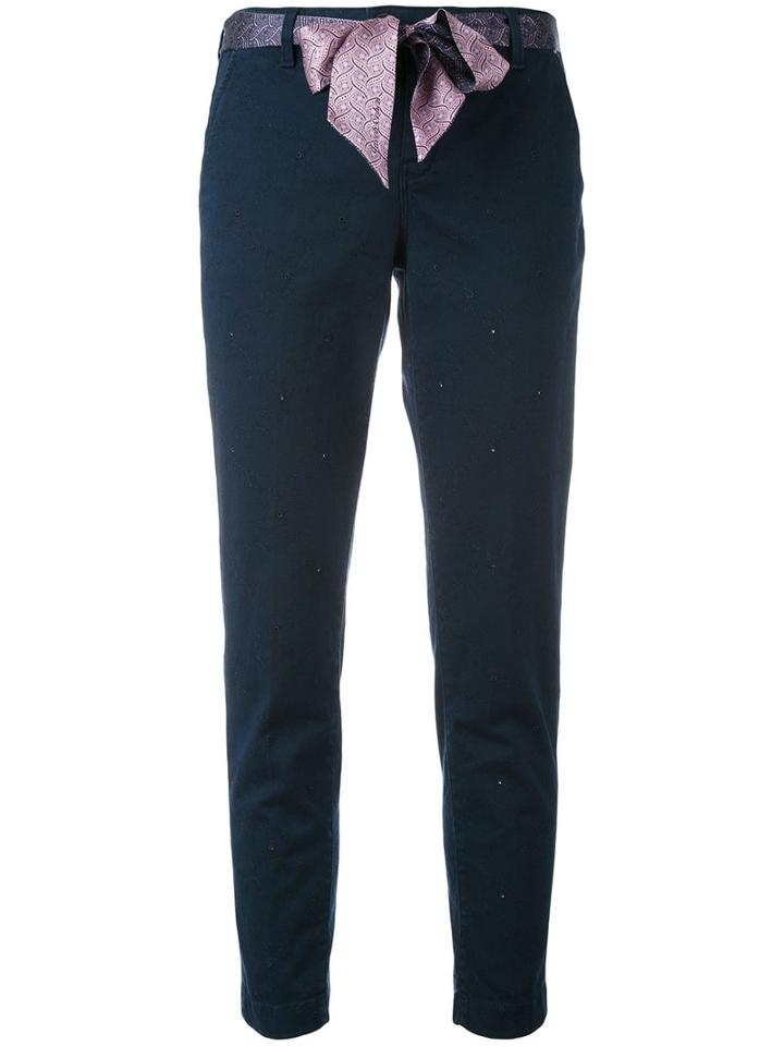 Jacob Cohen - Slim-fit Trousers - Women - Cotton/spandex/elastane - 30, Blue, Cotton/spandex/elastane