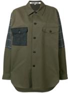 Mcq Alexander Mcqueen Oversized Shirt Jacket - Green