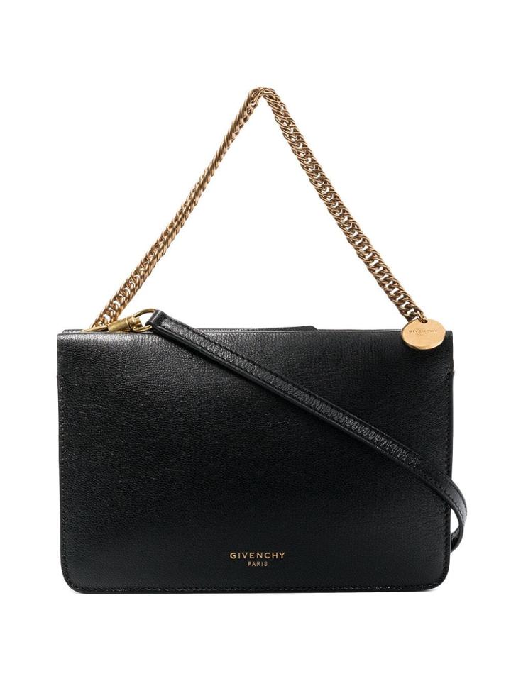 Givenchy Black Cross 3 Leather Shoulder Bag