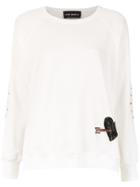 Andrea Bogosian Appliqué Sweatshirt - White
